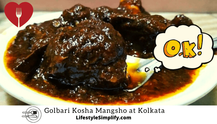Golbari Kosha Mangsho Kolkata