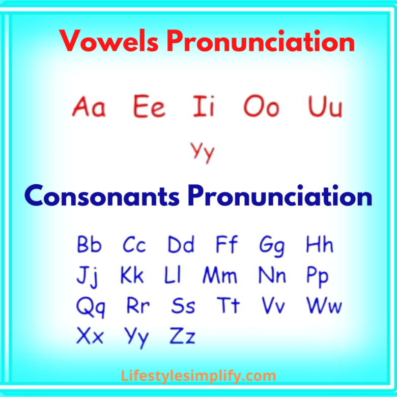 What Are Vowels And Consonants In English