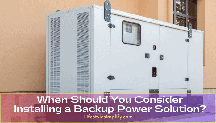 Backup Power Solution